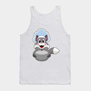 Cat Chef Cooking pot Tank Top